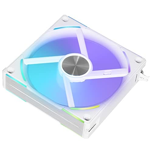 Lian Li UNI FAN AL120 V2 120mm White Addressable RGB PWM 77.3 CFM 3-Pack image