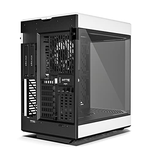 HYTE Y60 ATX Mid Tower White / Black with Tempered Glass Side Panel and USB 3.2 Gen 2 Type-C, USB 3.2 Gen 1 Type-A image