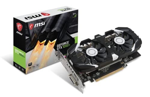 MSI GeForce GTX 1050 Ti OC 4GB GDDR5 Black / White image