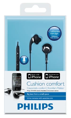 Philips SHH4506-28 Closed Earbud With Microphone image