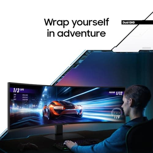 Samsung Odyssey G9 G95C 49" 1440p 240Hz VA Curved Monitor image