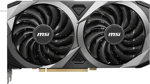 MSI VENTUS 2X OC GeForce RTX 3070 LHR 8GB GDDR6 Black image