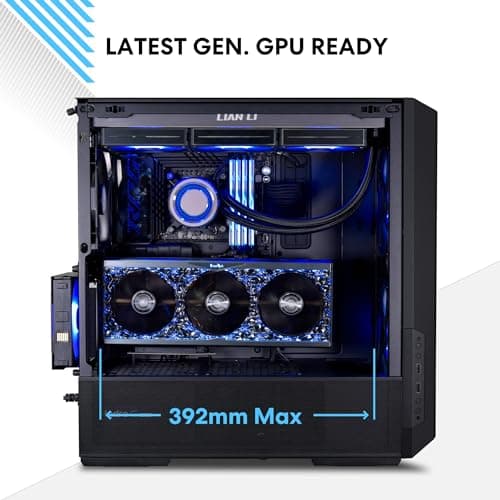 Lian Li LANCOOL 216 RGB EATX Mid Tower White Tempered Glass USB 3.2 Gen 2 Type-C USB 3.2 Gen 1 Type-A image