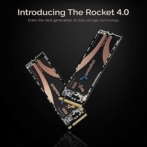 SABRENT 1TB Rocket NVMe 4.0 Gen4 PCIe M.2 Internal SSD Extreme Performance Solid State Drive (SB-ROCKET-NVMe4-1TB) image