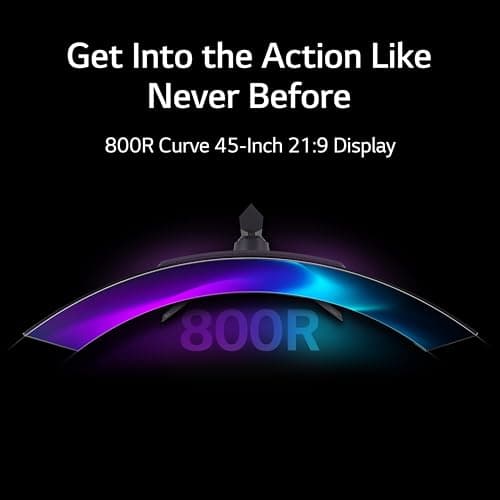 LG 45GR95QE-B 44.5" 3440x1440 240Hz Curved Monitor image