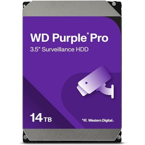 Western Digital Purple Pro 14TB HDD 3.5" 7200RPM SATA 6.0 Gb/s image