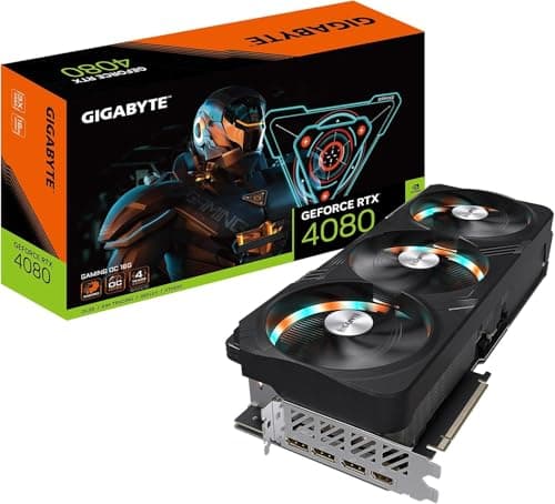 Gigabyte GeForce RTX 4080 GAMING OC 16GB GDDR6X Black image