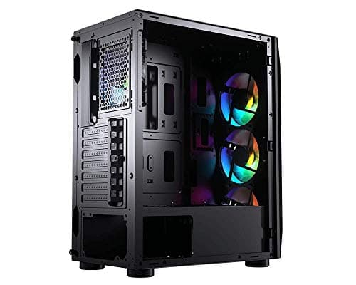 Cougar MX410 MESH-G RGB ATX Mid Tower Black Tempered Glass image