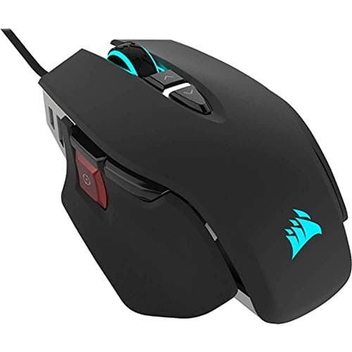 CORSAIR M65 ELITE RGB - FPS Gaming Mouse - 18,000 DPI Optical Sensor - Adjustable DPI Sniper Button - Tunable Weights - Black image
