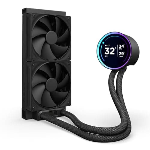 NZXT Kraken Elite 240 (2024) 73.47 CFM Water 240mm Black image
