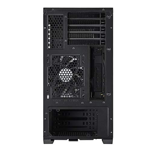 Silverstone RL08BR-RGB Black / Red Micro ATX Mini Tower Tempered Glass Side Panel image