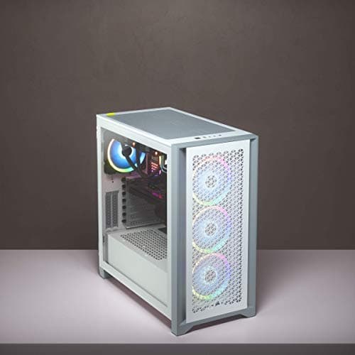 Corsair 4000D AIRFLOW Tempered Glass Mid-Tower ATX Case - White image