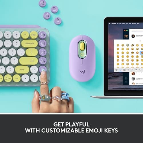 Logitech POP Keys Daydream Bluetooth/Wireless Mini Keyboard image
