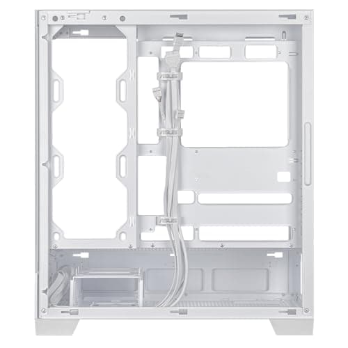 Asus A31 ATX Mid Tower White with Tempered Glass Side Panel and USB 3.2 Gen 1 Type-A Front Panel image