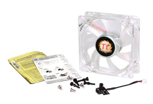 Thermaltake Blue-Eye 80mm Transparent Blue LED 32.92 CFM 1-Pack image