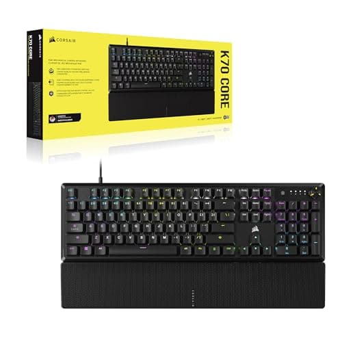 Corsair K70 CORE with Palmrest RGB Wired Gaming Keyboard image