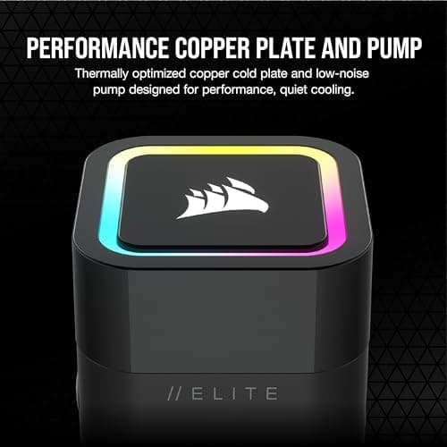 Corsair iCUE H60x RGB ELITE Water 120mm Black image