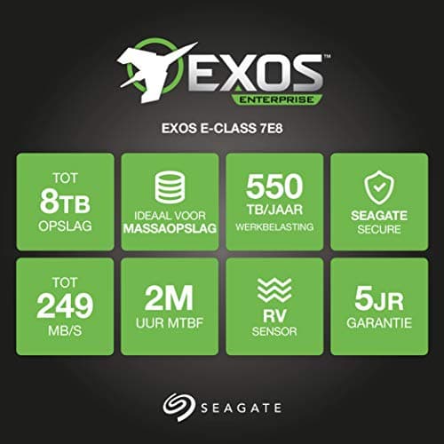 Seagate Enterprise Capacity 3TB 3.5" HDD 7200RPM SATA 6.0 Gb/s image