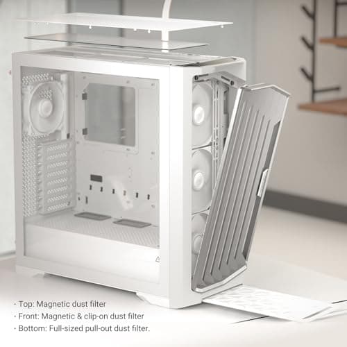 Antec Performance 1 ATX Full Tower White Tempered Glass image