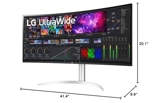 LG 40BP95C-W 39.7" 5K 72Hz Nano IPS Curved Monitor image