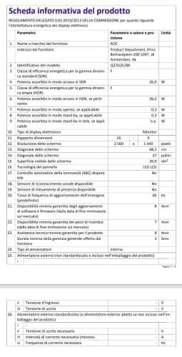 AOC Q27G2E/BK 27" 1440p 155Hz VA Monitor image