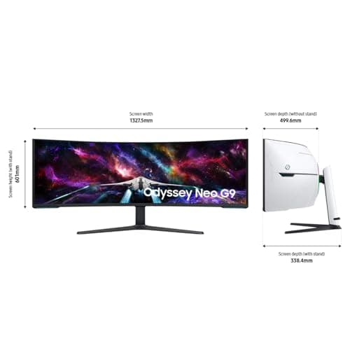 Samsung Odyssey Neo G95NC 57" 7680 x 2160 240Hz VA Curved Monitor image