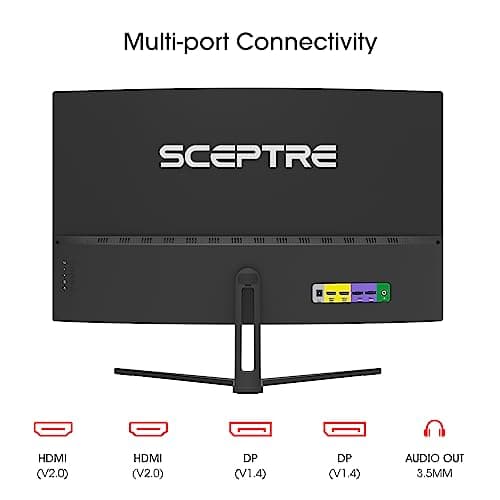 Sceptre C325B-185RD 31.5" 1080p 185Hz VA Curved Monitor image