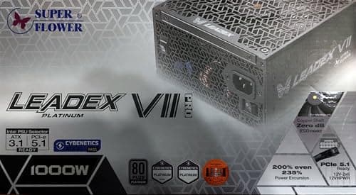 Super Flower LEADEX VII Platinum PRO 1000W Fully Modular 80+ Platinum Certified image
