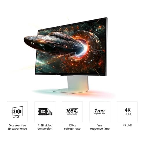 Samsung Odyssey 3D G90XF 27" 4K 165Hz IPS Monitor image