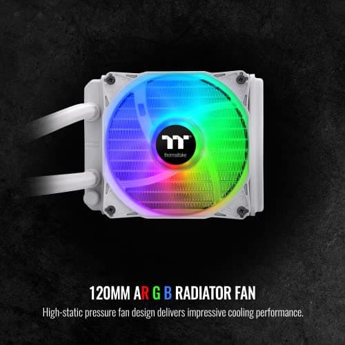 Thermaltake TH120 ARGB Sync 59.28 CFM Water 120mm White image