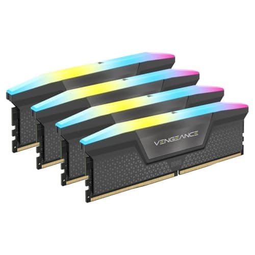 Corsair Vengeance RGB Black / Gray DDR5-5600 CL36 64GB (4x16GB) image
