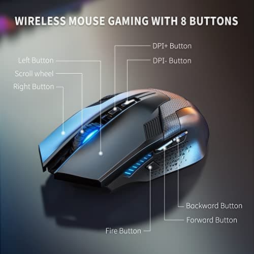 TeckNet Raptor Pro Wired Optical Gaming Mouse image