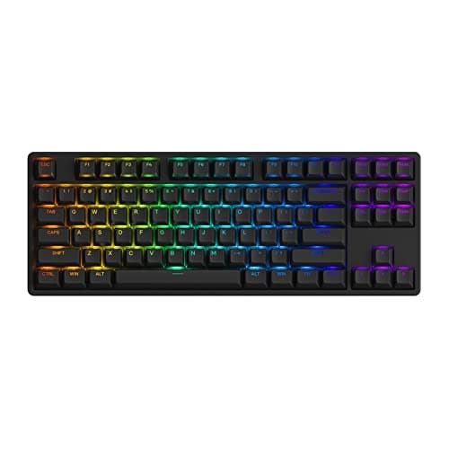 Akko 5087S Shine-Through RGB Wired Standard Mechanical Gaming Keyboard with Akko CS Jelly Purple Tactile Switches main image