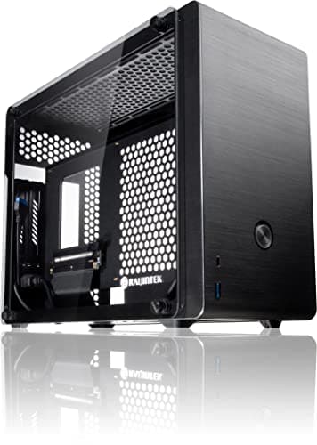 RAIJINTEK OPHION EVO Mini-ITX Desktop Black with Acrylic Side Panel and USB 3.2 Gen 1 Type-A main image