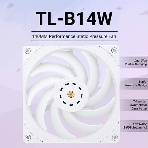 Thermalright TL-B14 140mm White PWM 82.5 CFM image