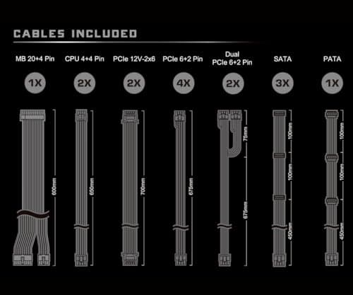 ASRock Taichi TC-1650T Black / Silver ATX 1650W Fully Modular 80+ Titanium Certified image