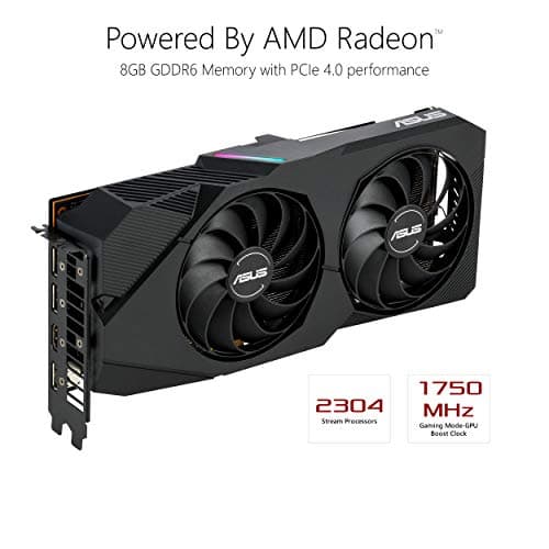 ASUS DUAL EVO OC Radeon RX 5700 8 GB Video Card image
