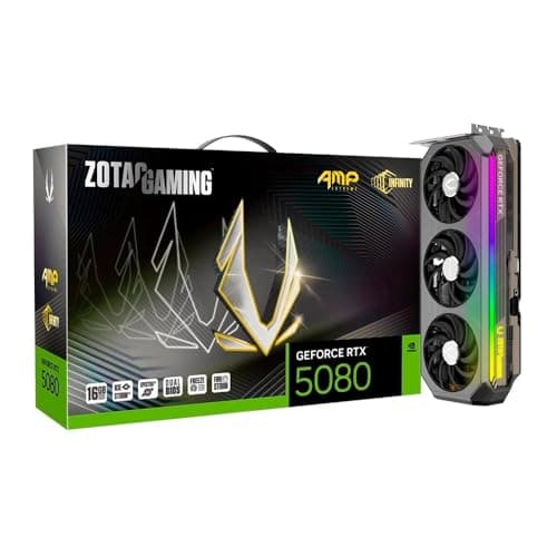 Zotac GeForce RTX 5080 GAMING AMP Extreme INFINITY 16GB GDDR7 Black / Copper image