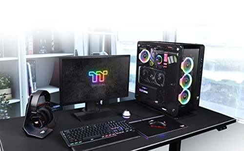 Thermaltake Core P6 ATX Mid Tower Black with Tempered Glass Side Panel, USB 3.2 Gen 2 Type-C, USB 3.2 Gen 1 Type-A, and USB 2.0 Type-A image