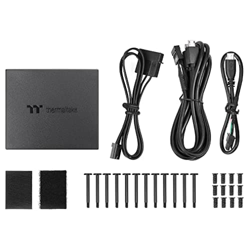 Thermaltake TOUGHFAN 14 140mm Black RGB 3-Pack image