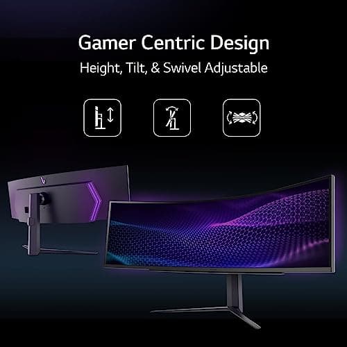 LG UltraGear 49" 5120x1440 240Hz VA Curved Monitor image