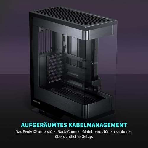 Phanteks EVOLV X2 ATX Mid Tower Black Tempered Glass Side Panel image