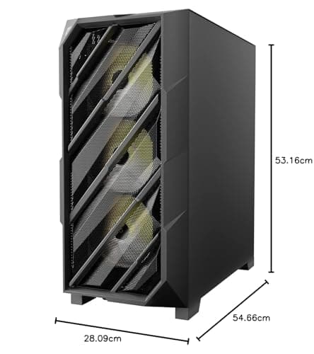 Antec DP503 ATX Mid Tower Black Tempered Glass image