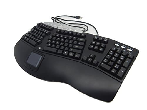 Adesso PCK-308UB Wired Ergonomic Keyboard With Touchpad image