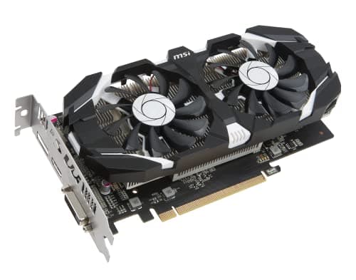 MSI GeForce GTX 1050 Ti OC 4GB GDDR5 Black / White image