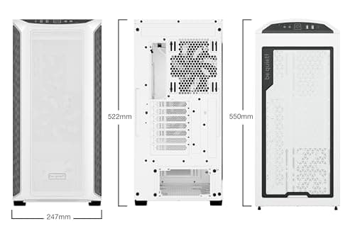 be quiet! Shadow Base 800 DX ATX Mid Tower White Tempered Glass image