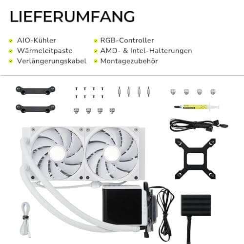 TRYX PANORAMA AIO 240mm ARGB White image