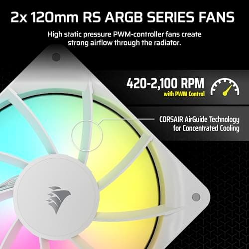 Corsair NAUTILUS Water 240mm RS ARGB White image