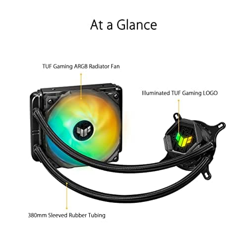 Asus TUF Gaming LC 120 Water 120mm ARGB Black image