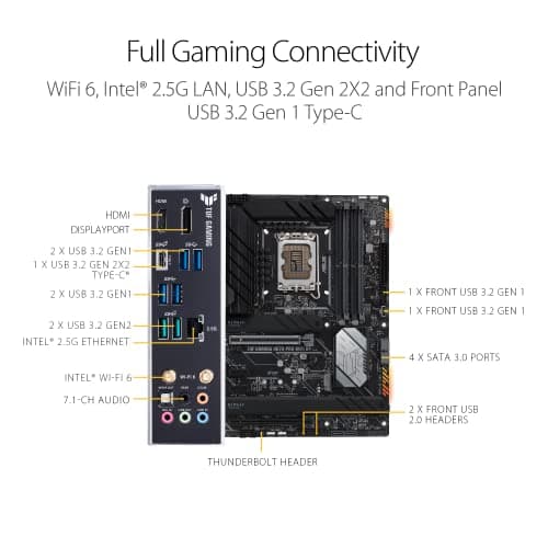 ASUS TUF Gaming H670-PRO WiFi D4 image